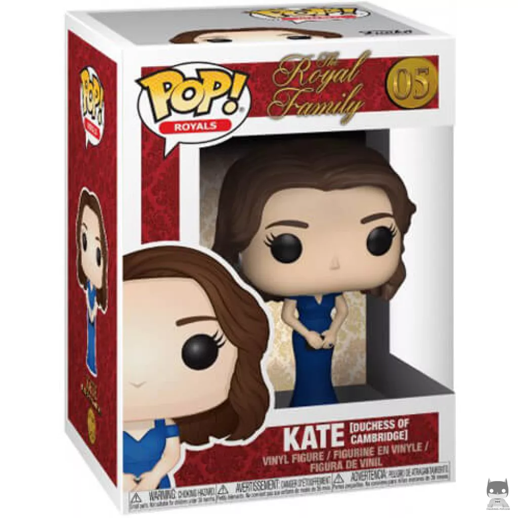 Figura Funko Pop! Kate Middleton, duquesa de Cambridge en su caja