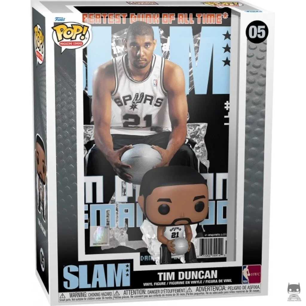 Figura Funko Pop! SLAM : Tim Duncan en su caja