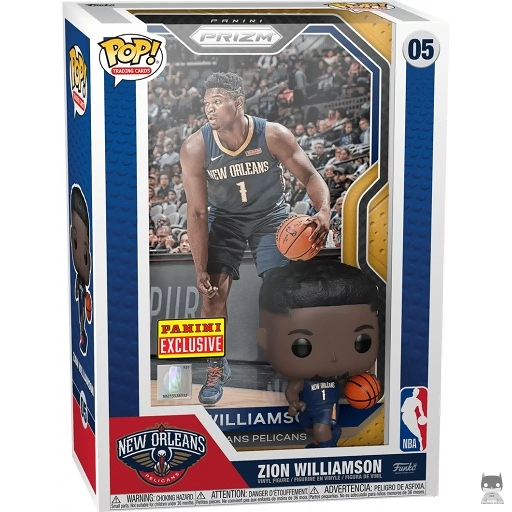 Figura Funko Pop! Zion Williamson (Dorado) en su caja