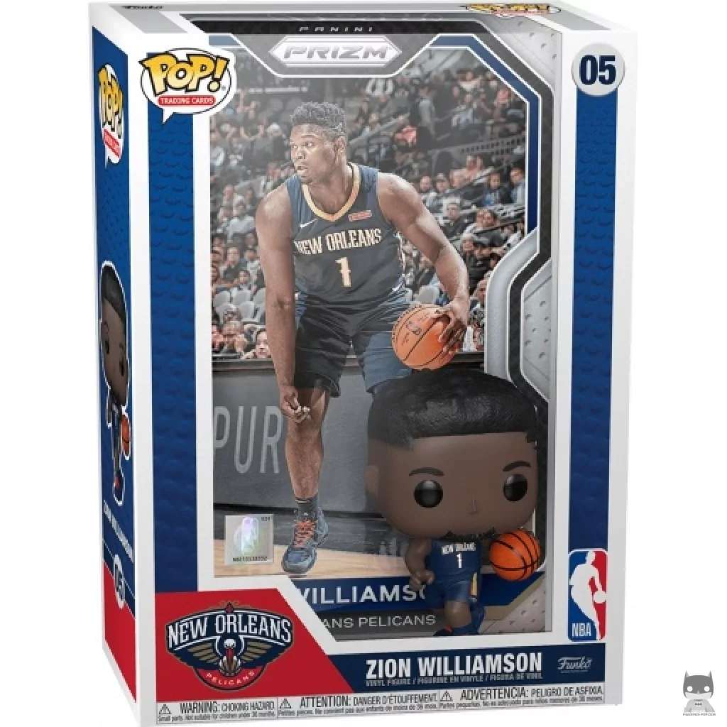 Figura Funko Pop! Zion Williamson en su caja