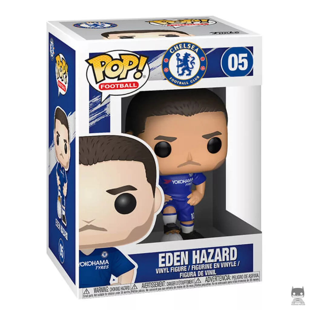 Figura Funko Pop! Eden Hazard (Chelsea) en su caja