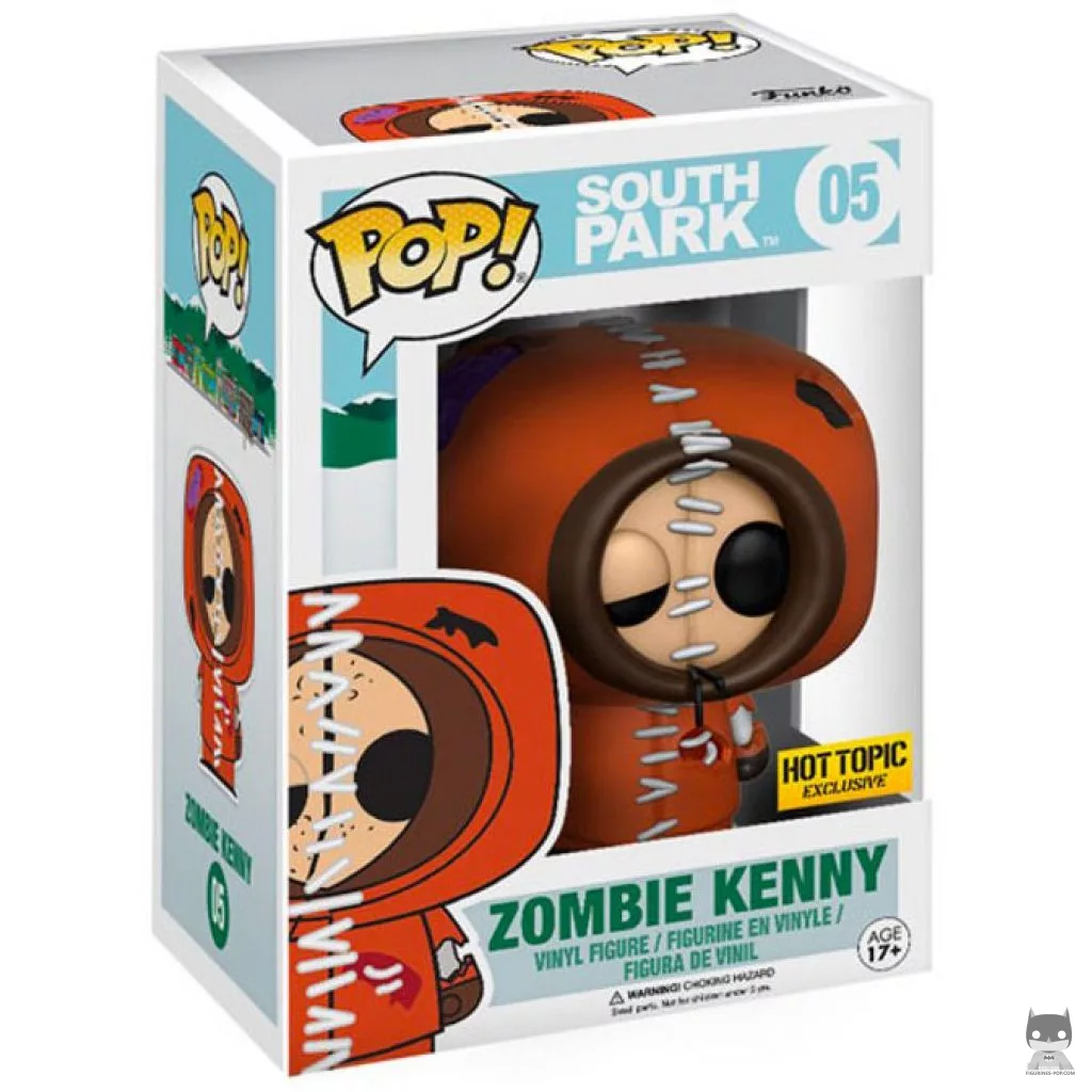 Figura Funko Pop! Kenny zombi en su caja