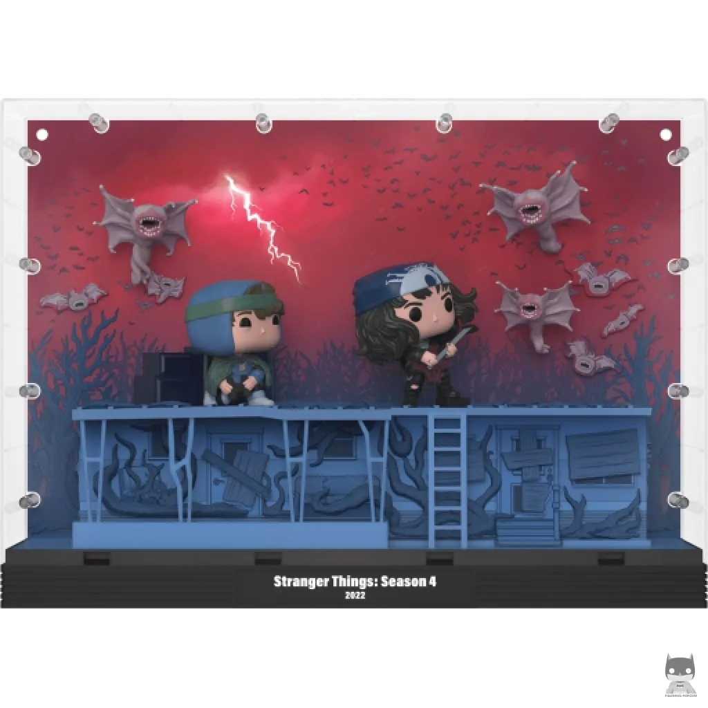 Figura Funko Pop! Fase tres: Dustin, Eddie & Demomurciélagos (Stranger Things)