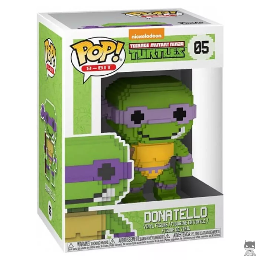 Figura Funko Pop! Donatello (8-bit) en su caja