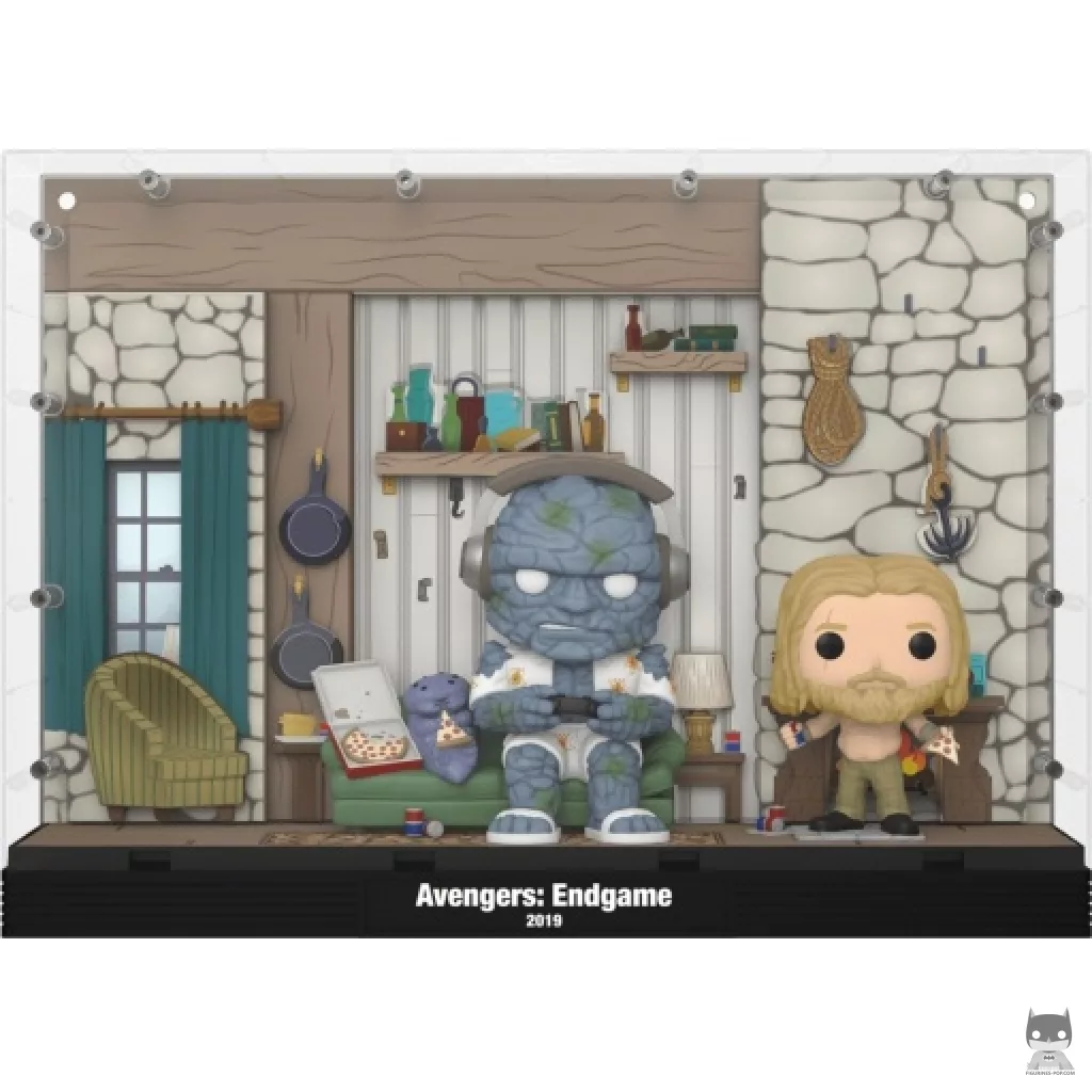 Figura Funko Pop! La casa de Thor (Miek, Korg & Thor) (Vengadores: Endgame)