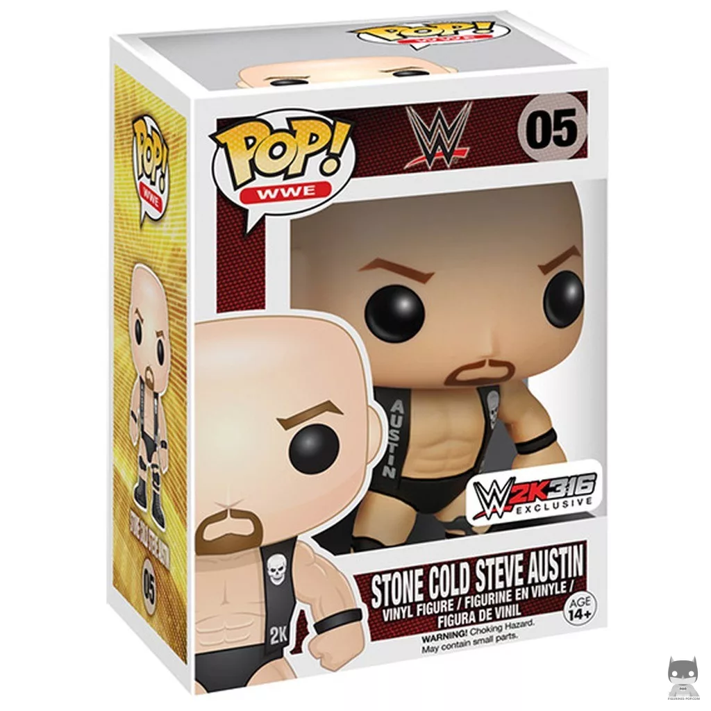 Figura Funko Pop! Stone Cold Steve Austin en su caja