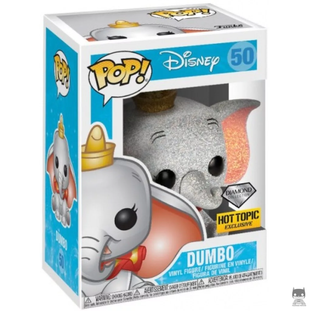 Figura Funko Pop! Dumbo (Purpurina) en su caja