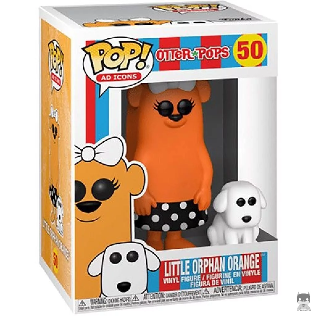 Figura Funko Pop! Little Orphan Orange en su caja