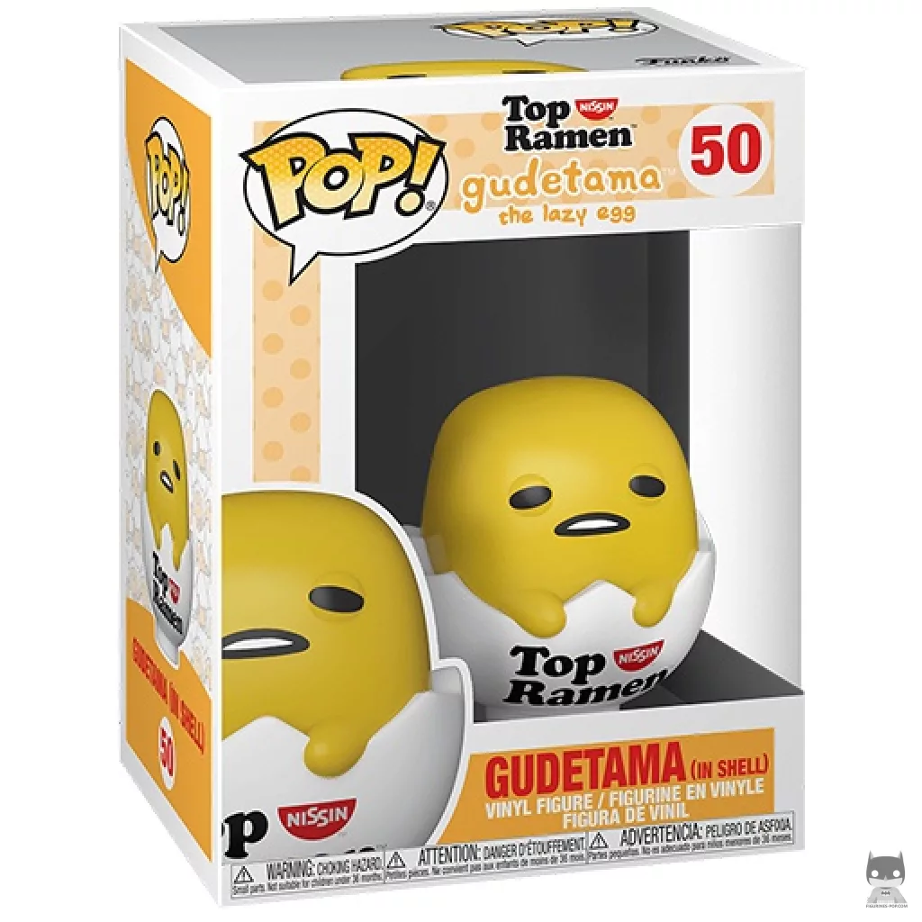 Figura Funko Pop! Gudetama en la cáscara en su caja