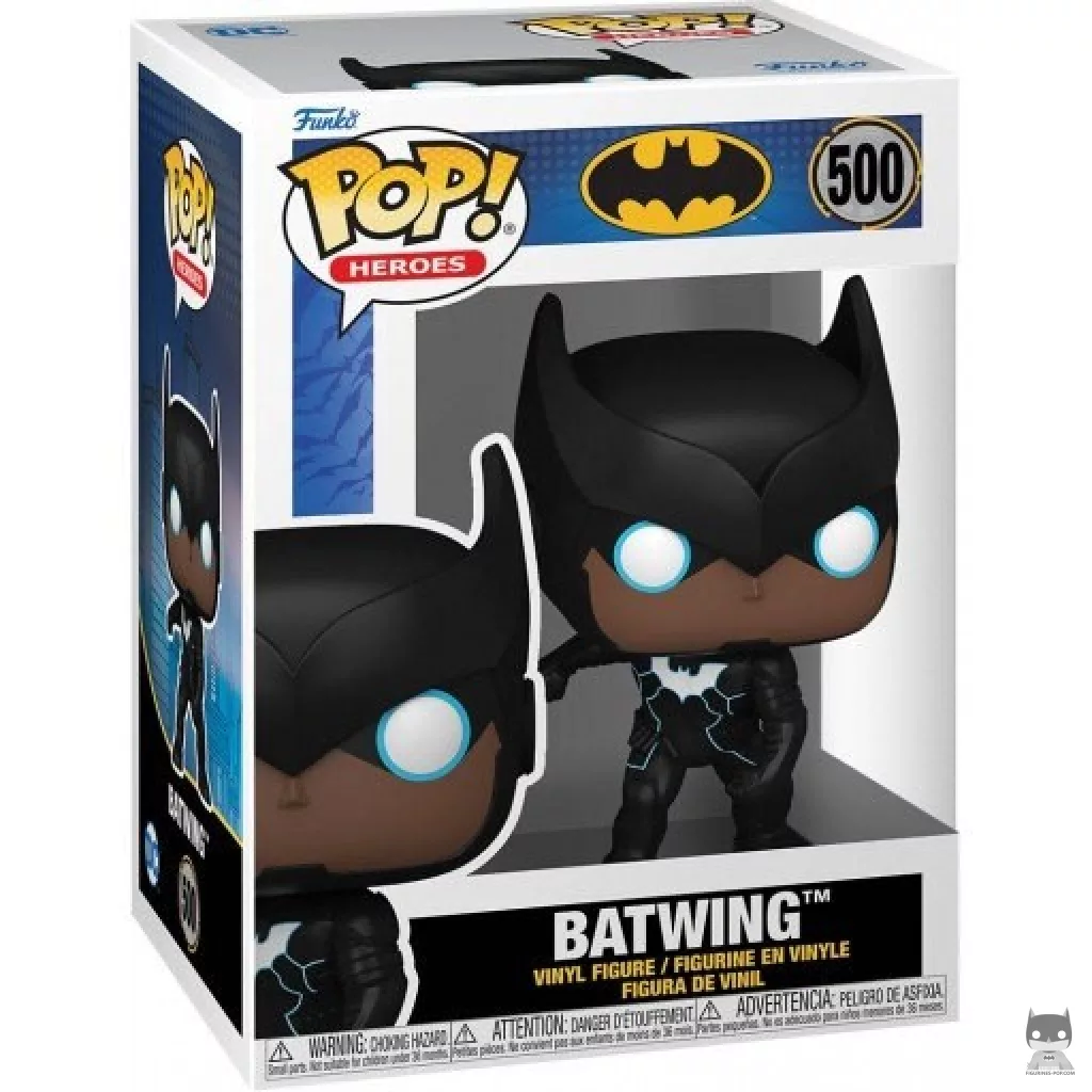 Figura Funko Pop! Batwing (Batman: Zona de guerra) en su caja