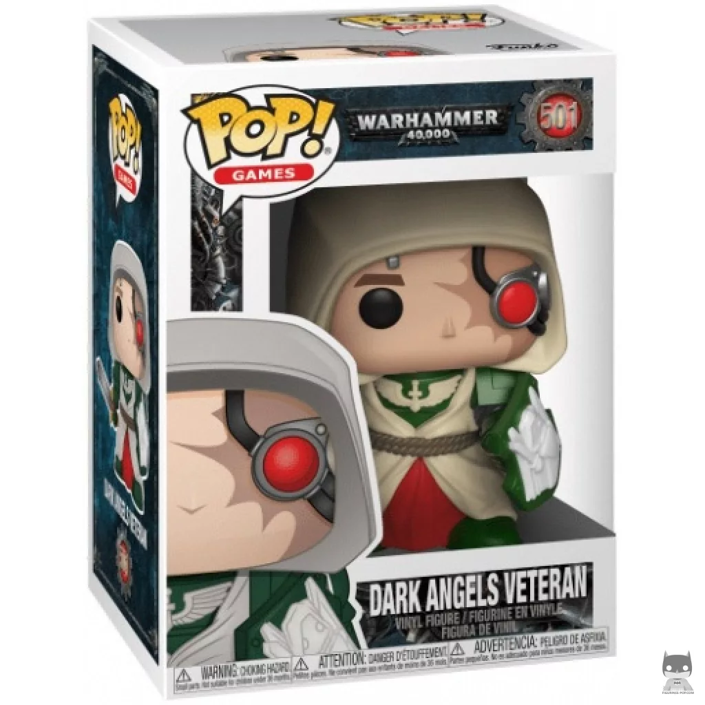 Figura Funko Pop! Veterano de los Ángeles Oscuros en su caja
