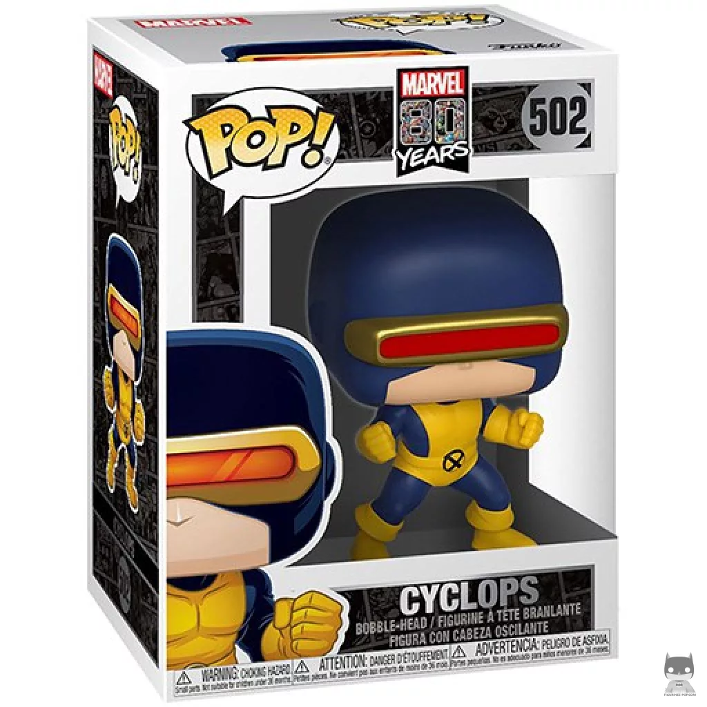 Figura Funko Pop! Cíclope en su caja