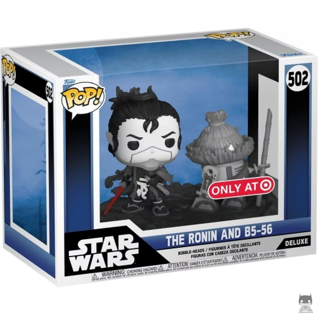 Figura Funko Pop! The Ronin & B5-56 en su caja