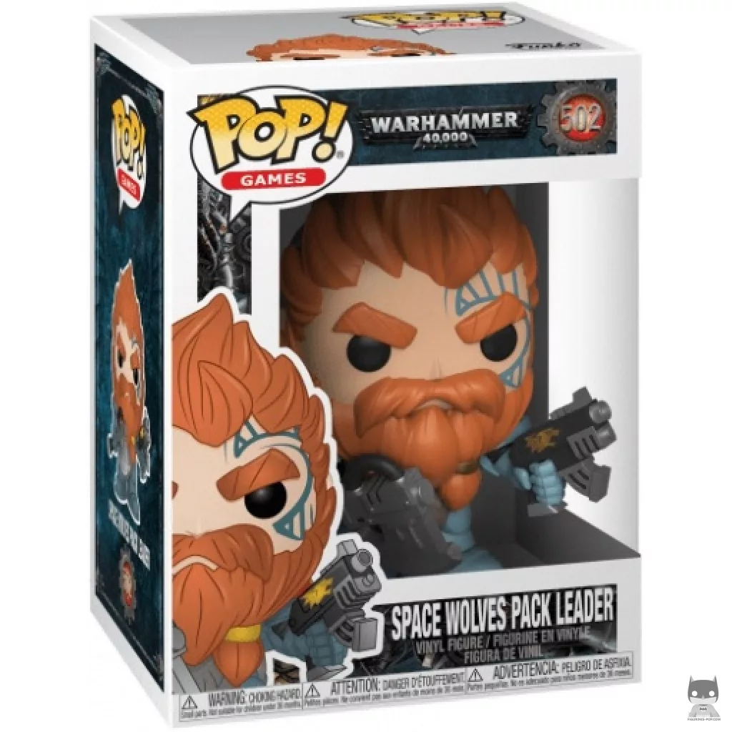 Figura Funko Pop! Líder de manada de los Lobos Espaciales en su caja