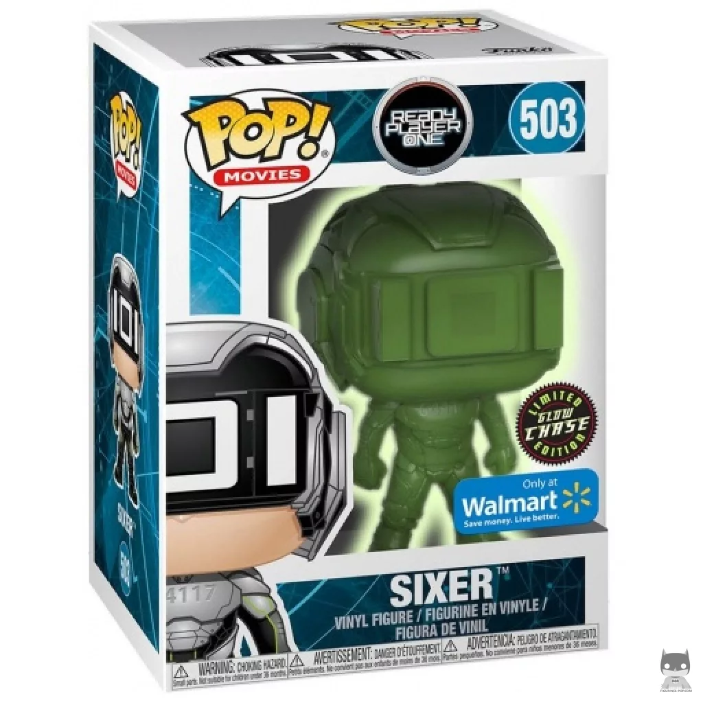 Figura Funko Pop! Sixer (Verde) (Chase) en su caja