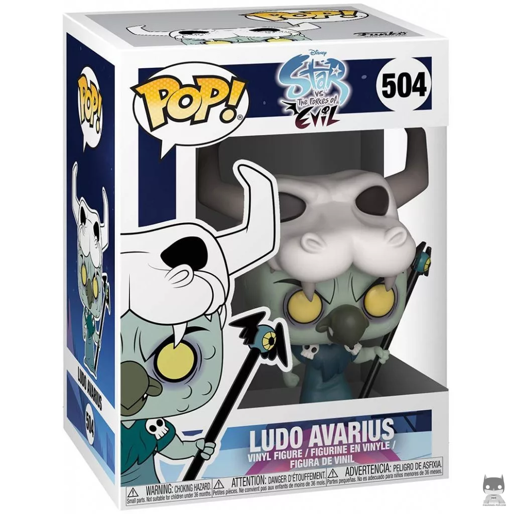 Figura Funko Pop! Ludo Avarius en su caja