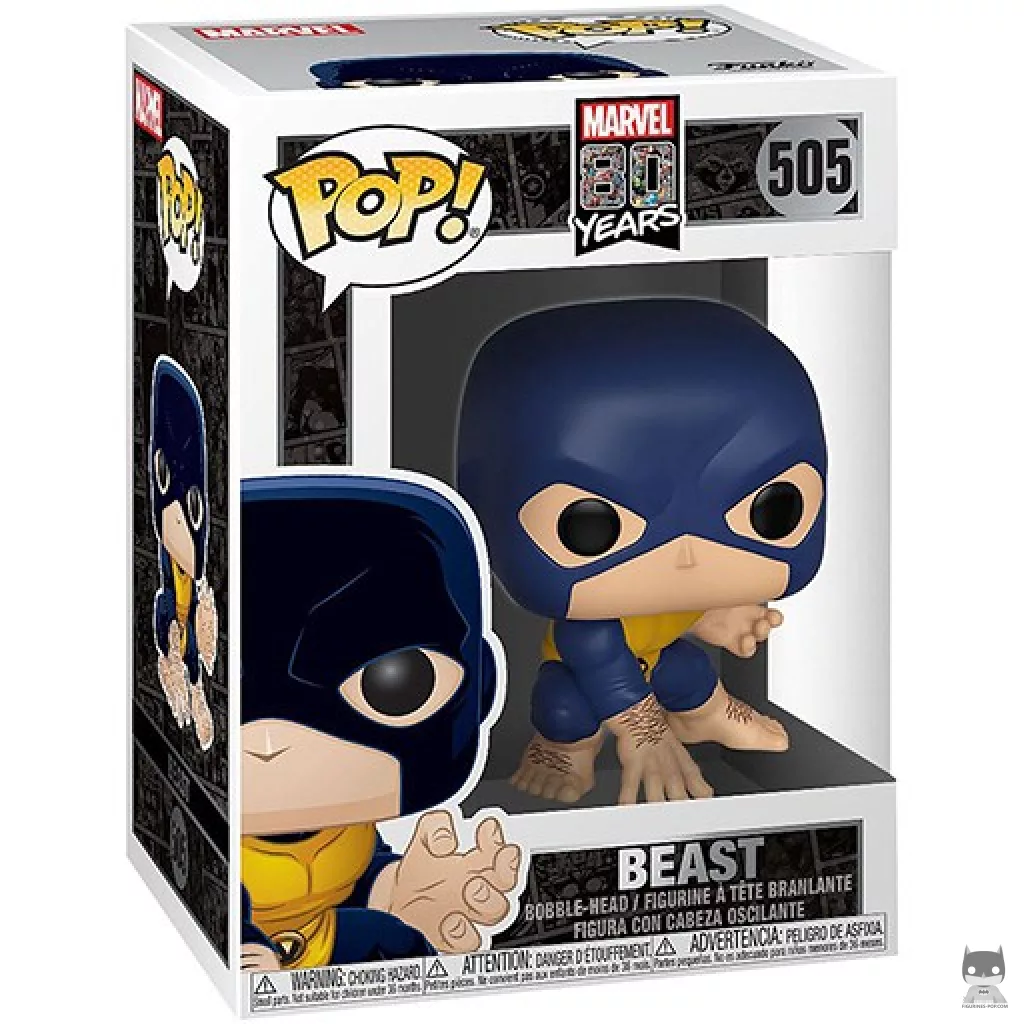 Figura Funko Pop! Bestia en su caja