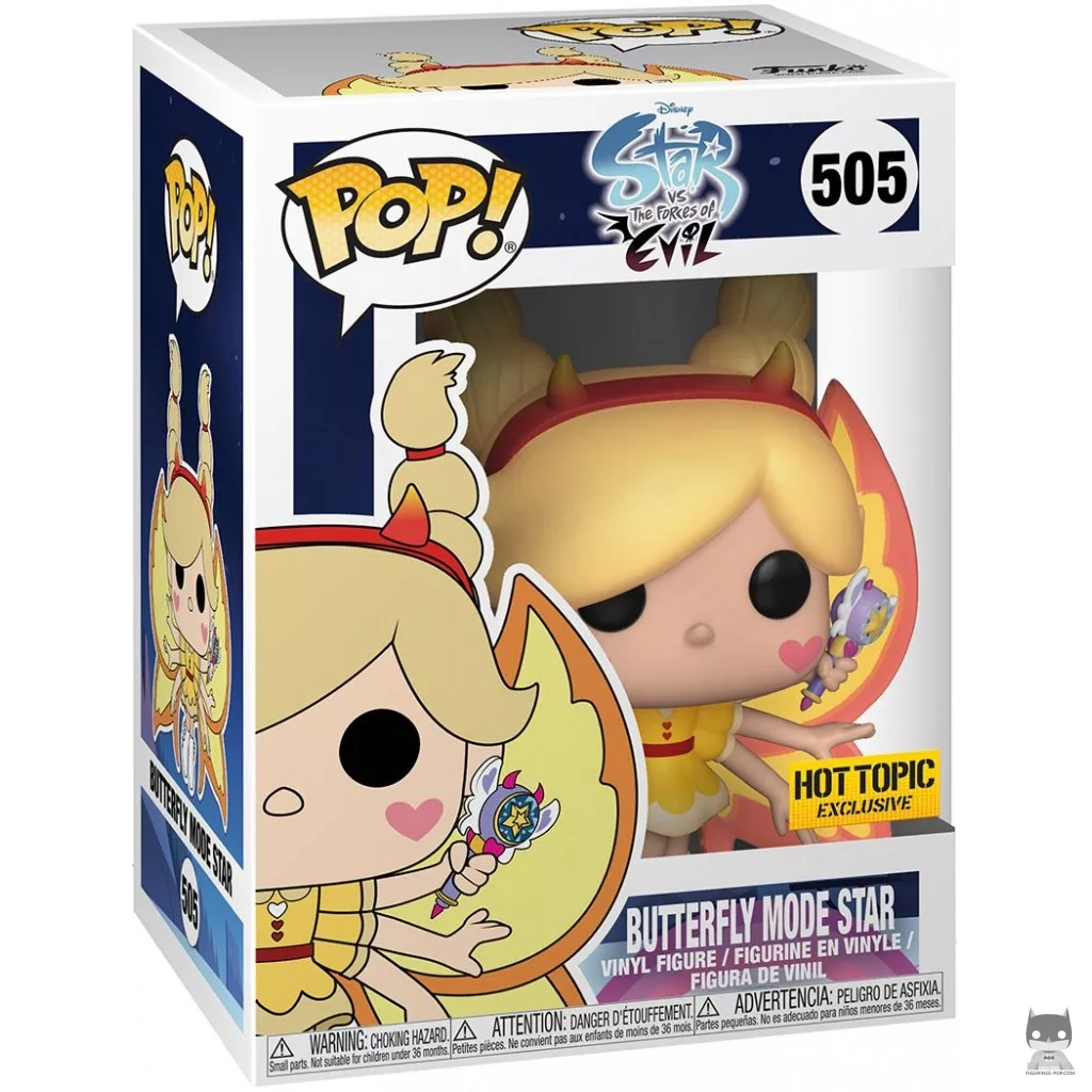 Figura Funko Pop! Star modo mariposa en su caja