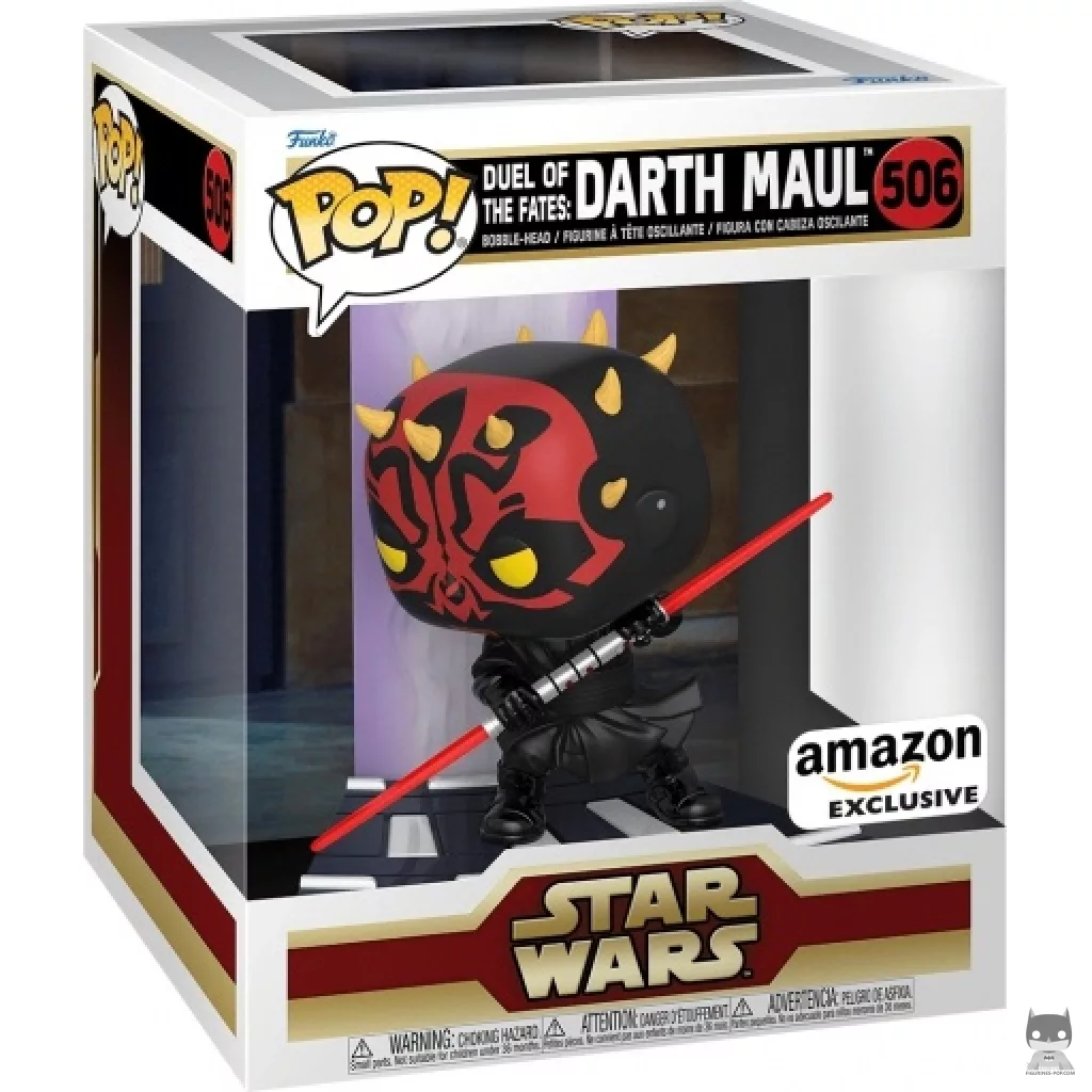 Figura Funko Pop! Duelo de los Destinos: Darth Maul en su caja