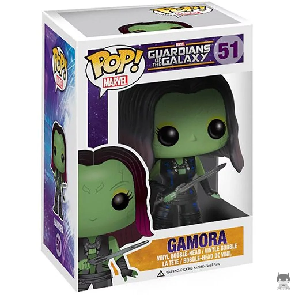 Figura Funko Pop! Gamora en su caja