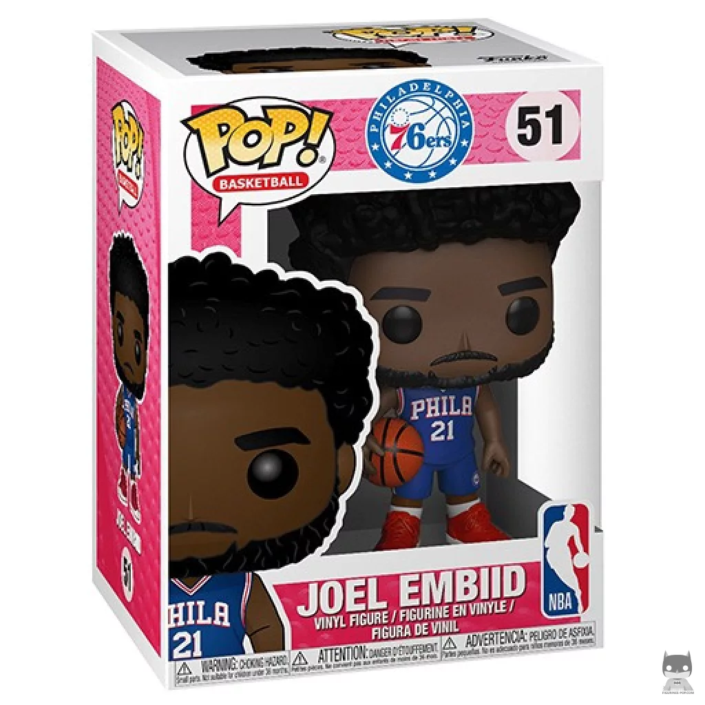 Figura Funko Pop! Joel Embiid en su caja