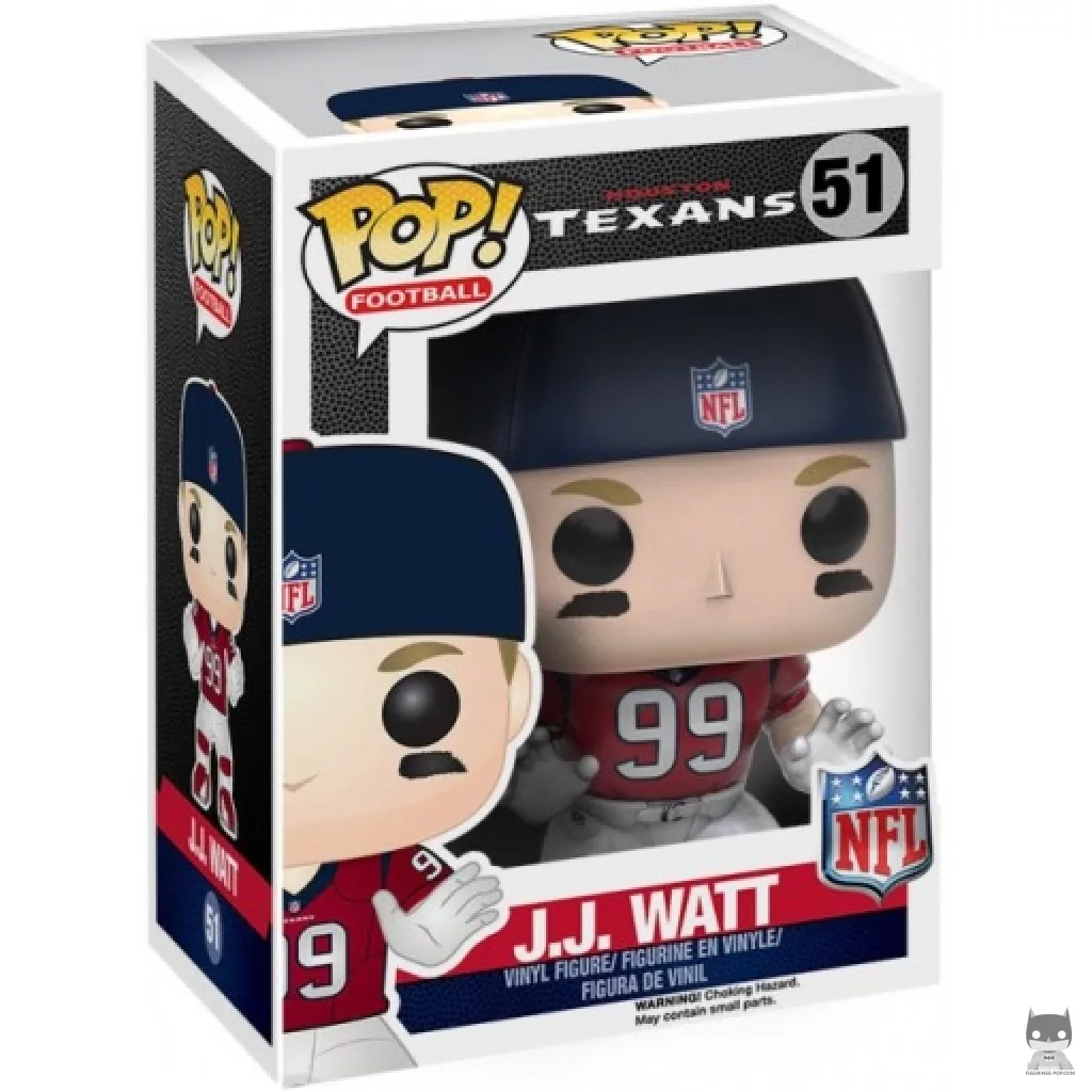 Figura Funko Pop! JJ Watt en su caja