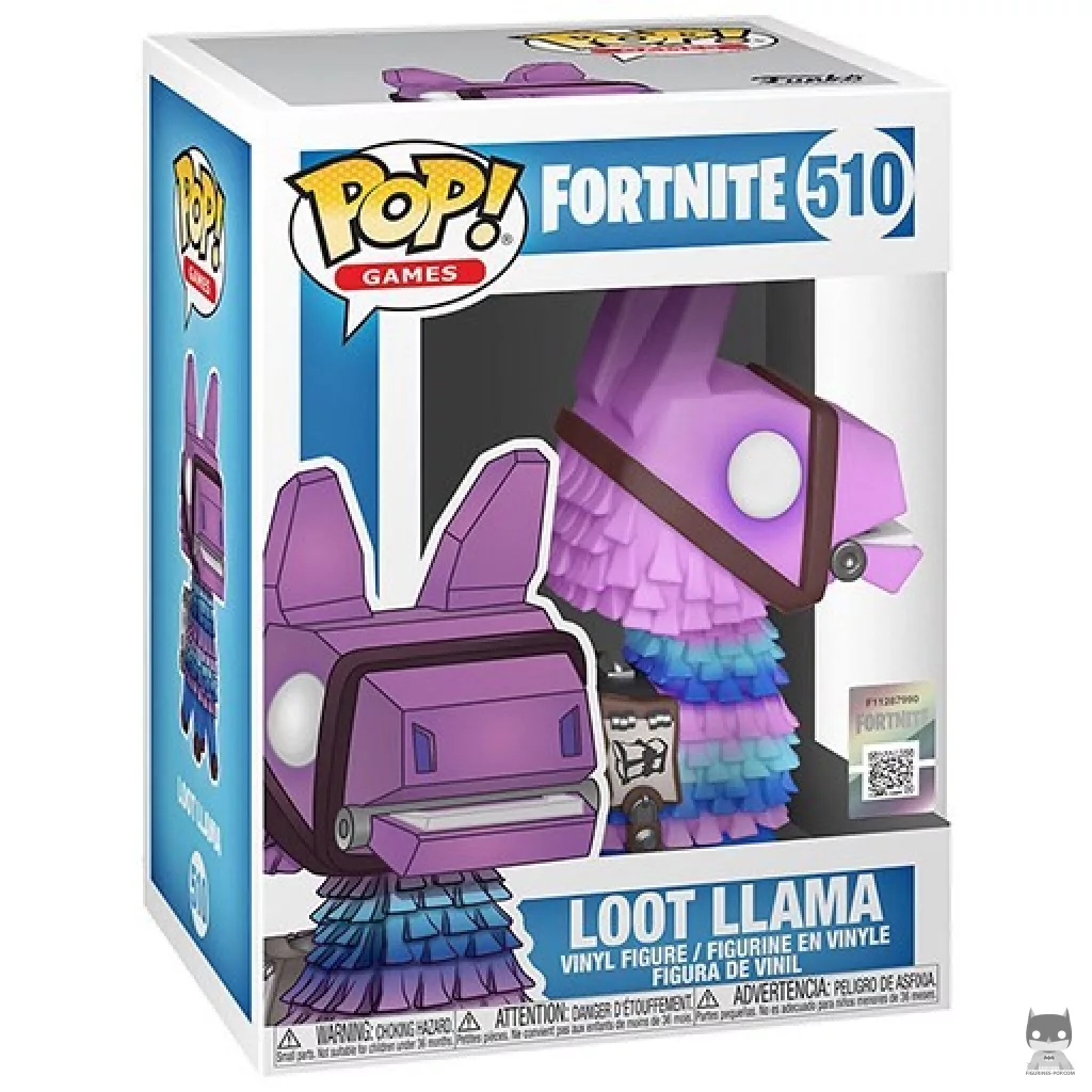Figura Funko Pop! Loot Llama en su caja