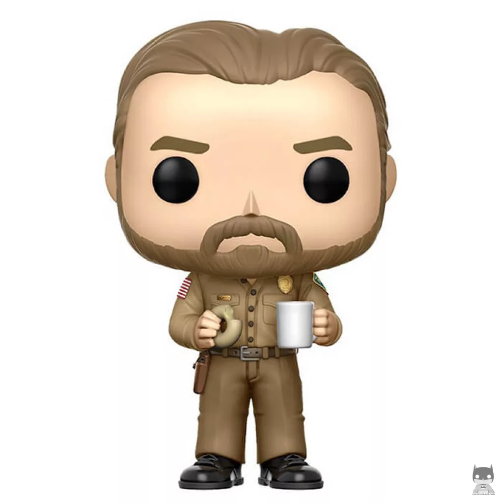 Figura Funko Pop! Jim Hopper con donut (Chase) (Stranger Things)