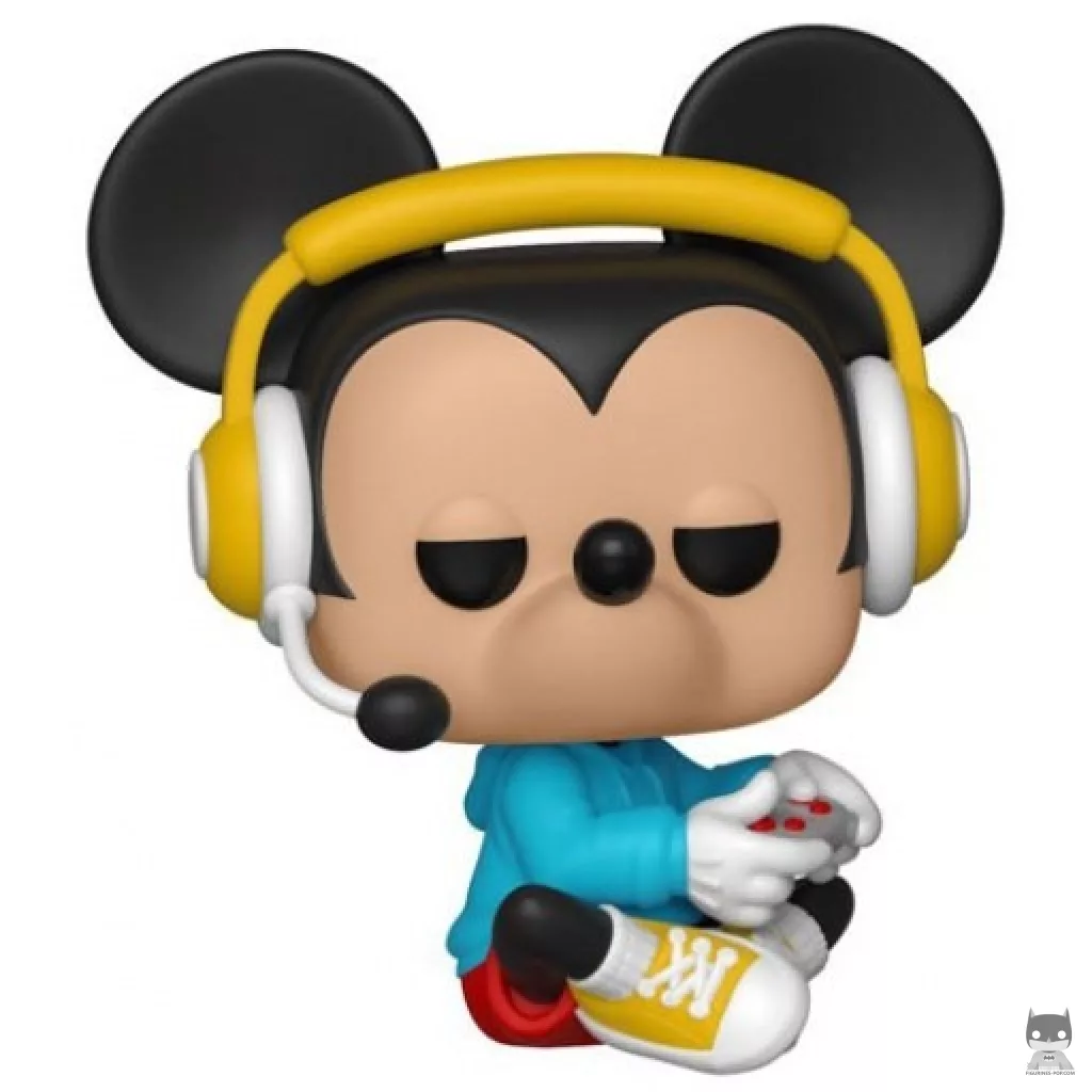 Figura Funko Pop! Mickey gamer sentado (Mickey Mouse 90 años)