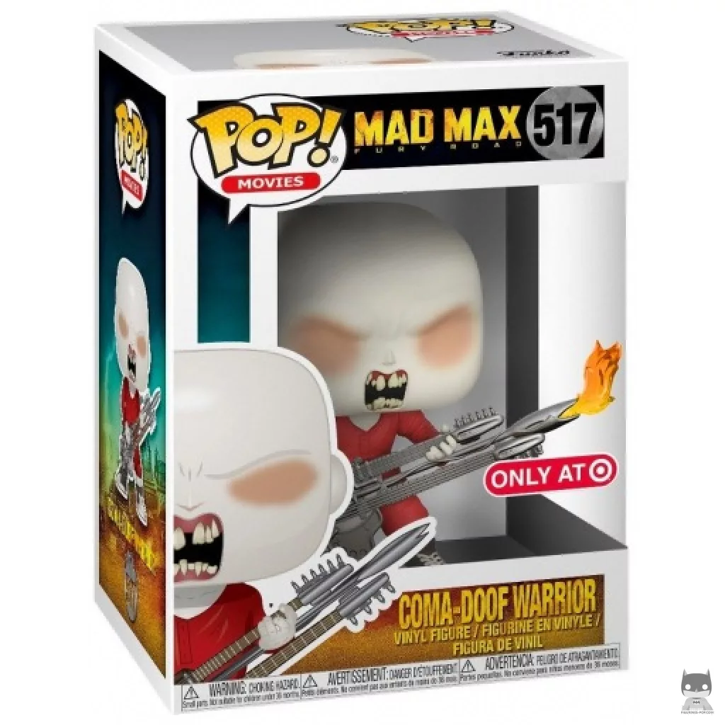 Figura Funko Pop! Coma Doof con guitarra en su caja
