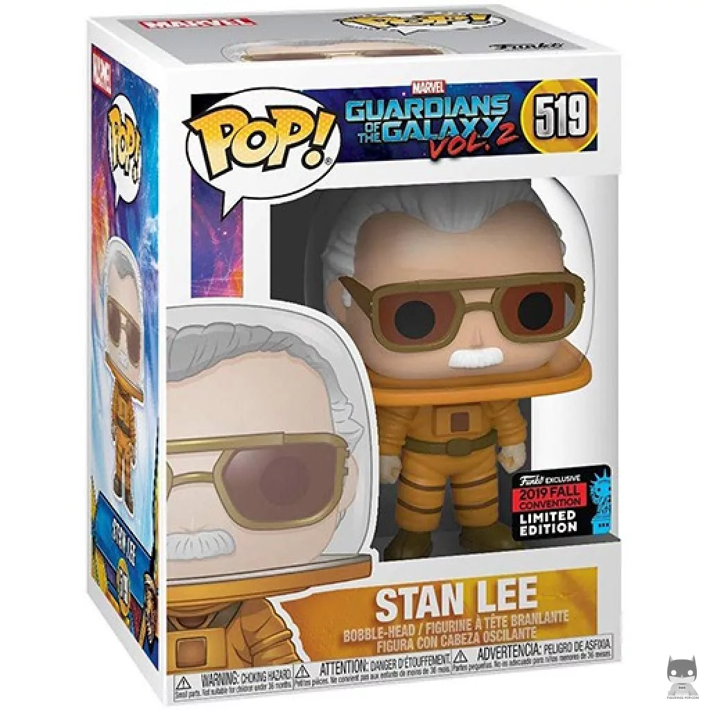 Figura Funko Pop! Stan Lee astronauta en su caja