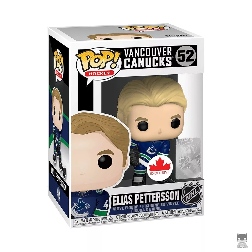 Figura Funko Pop! Elias Pettersson en su caja