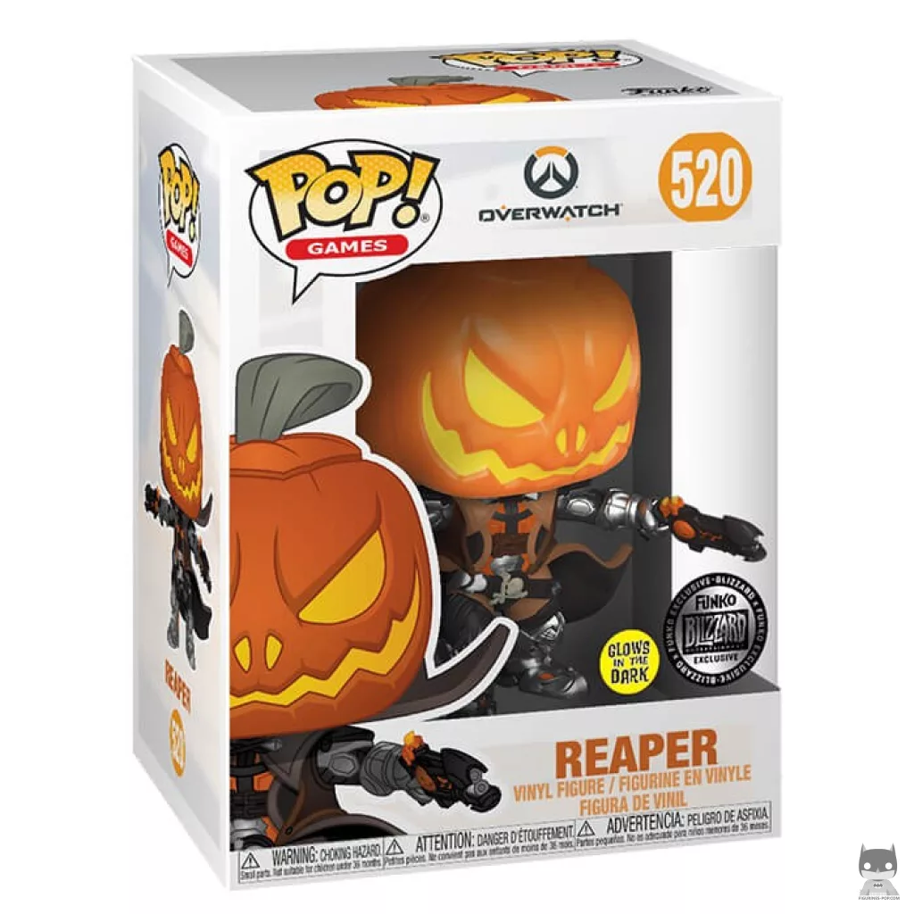 Figura Funko Pop! Reaper (Brilla en la oscuridad) en su caja