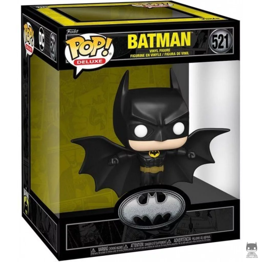 Figura Funko Pop! Batman planeando en su caja