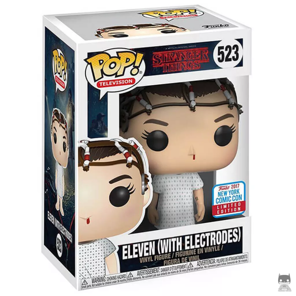 Figura Funko Pop! Once con electrodos en su caja