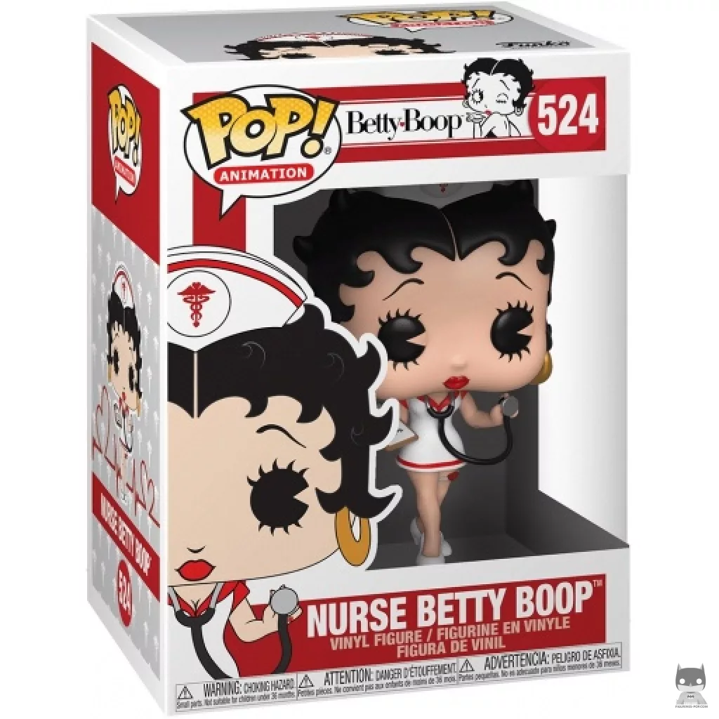 Figura Funko Pop! Betty Boop enfermera en su caja