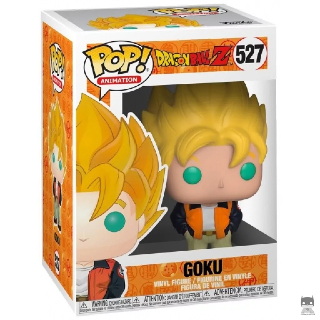 Figura Funko Pop! Goku informal en su caja