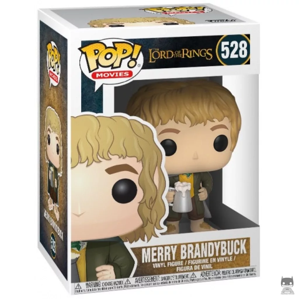 Figura Funko Pop! Merry Brandybuck en su caja