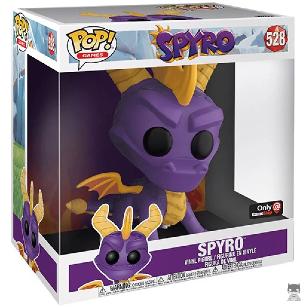 Figura Funko Pop! Spyro (Supersized) en su caja