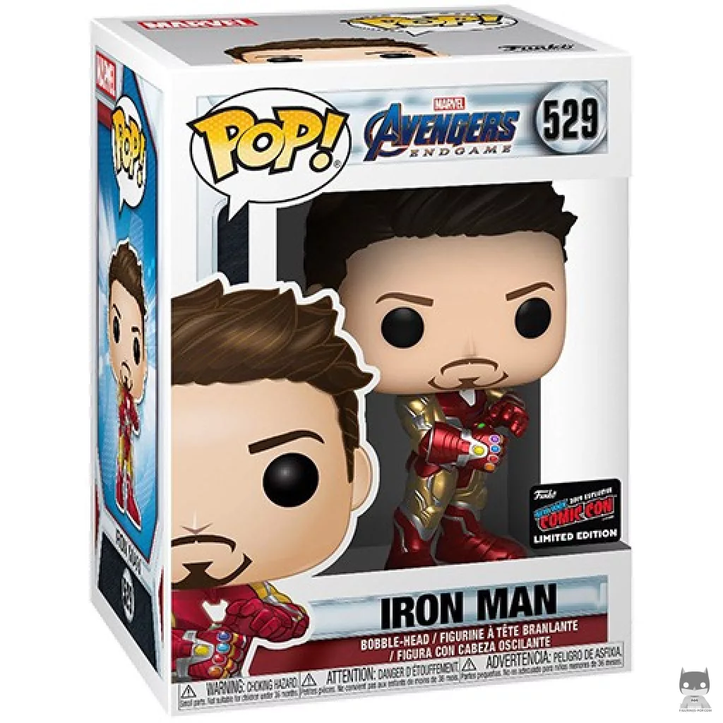 Figura Funko Pop! Iron Man en su caja