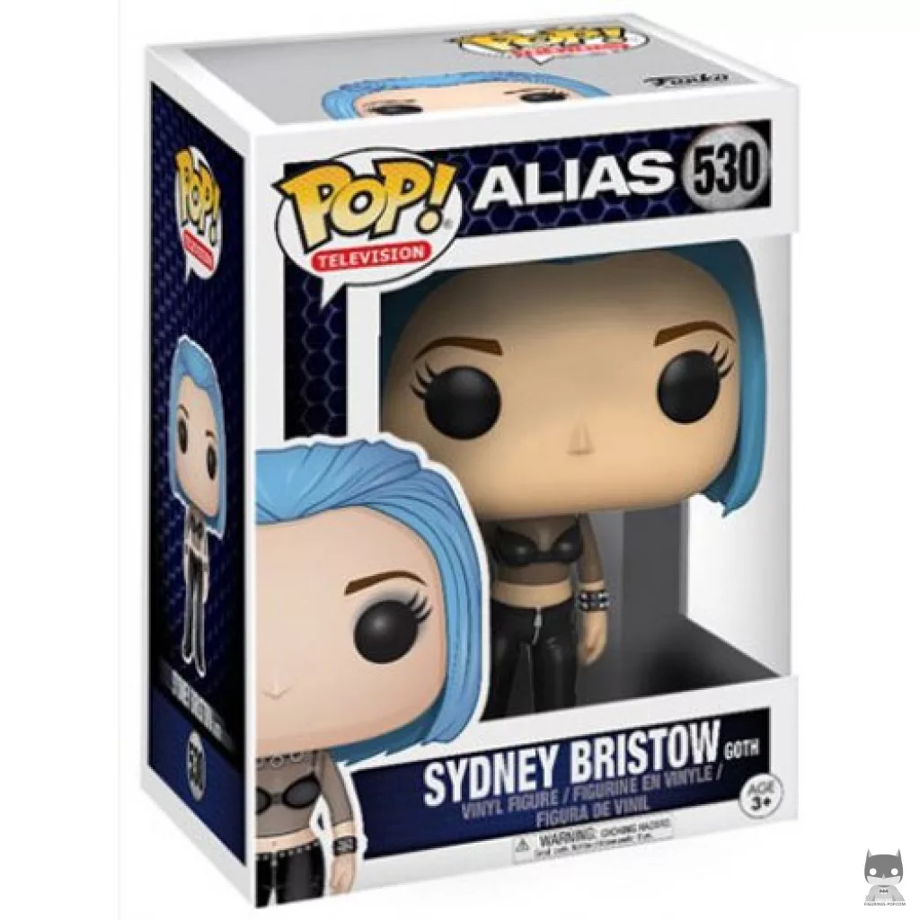 Figura Funko Pop! Sydney Bristow (Gótica) en su caja