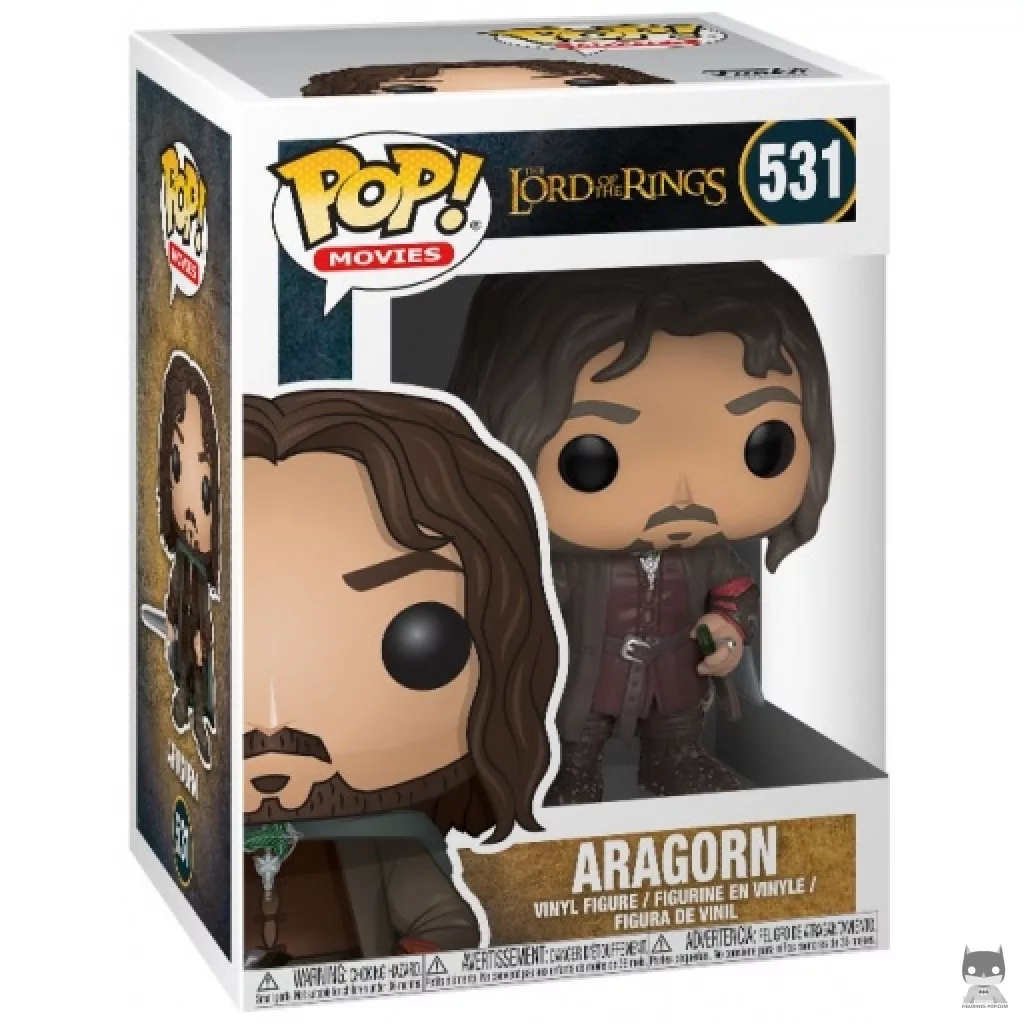 Figura Funko Pop! Aragorn en su caja