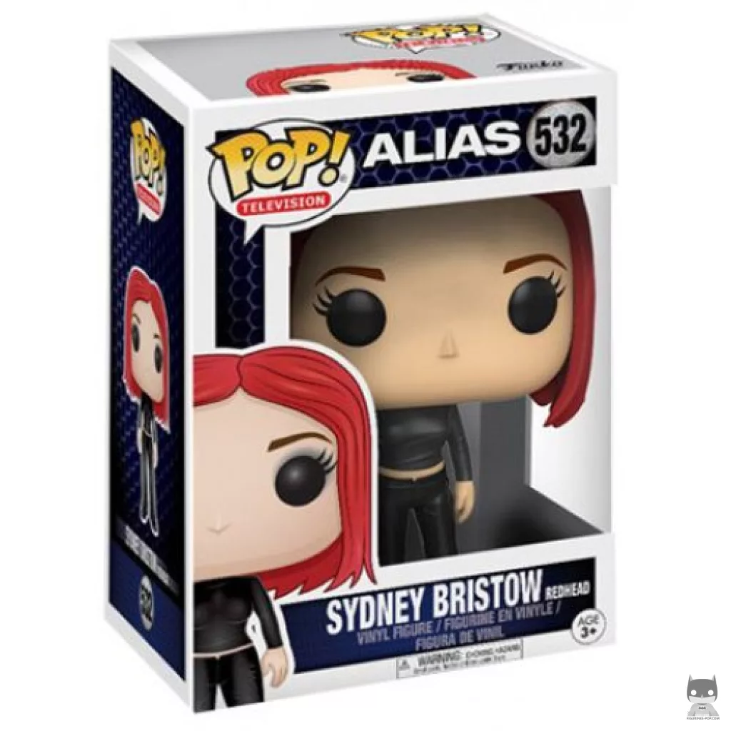 Figura Funko Pop! Sydney Bristow (Pelirroja) en su caja