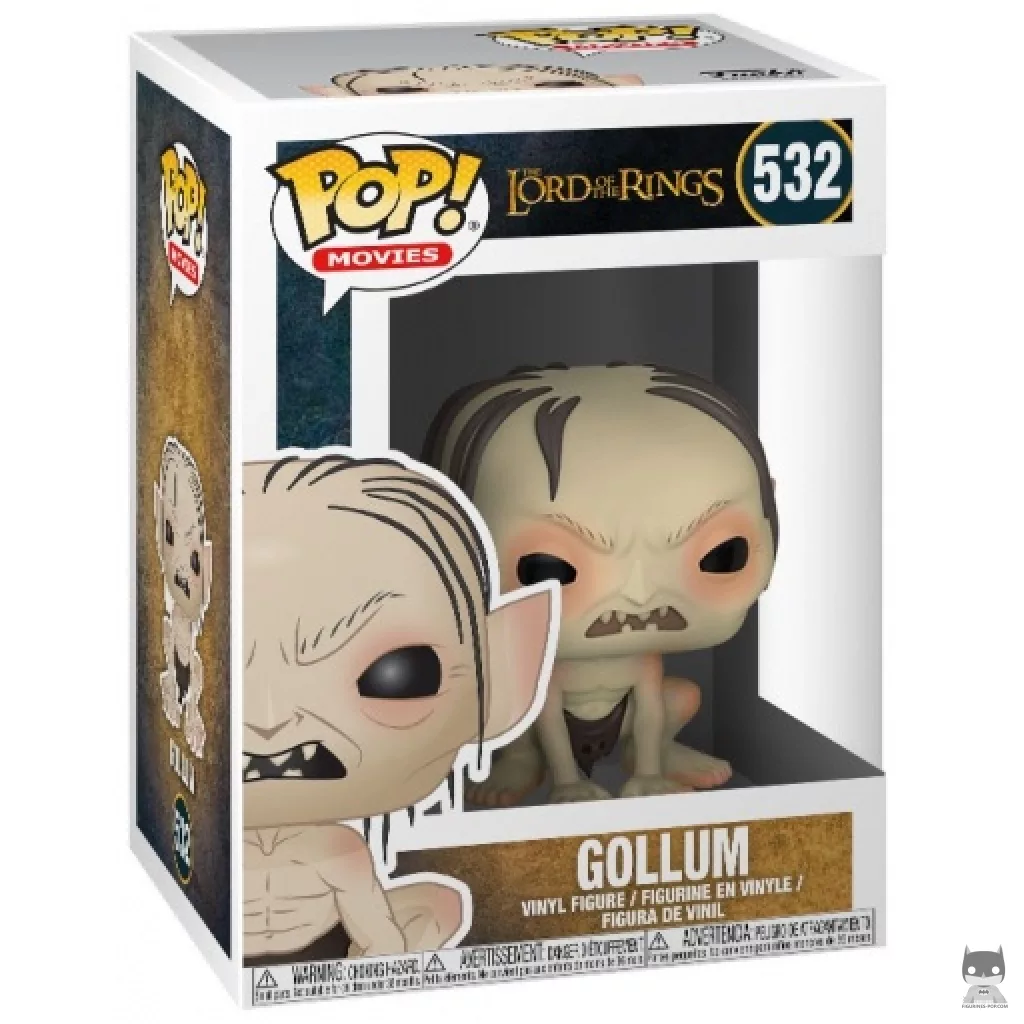 Figura Funko Pop! Gollum en su caja