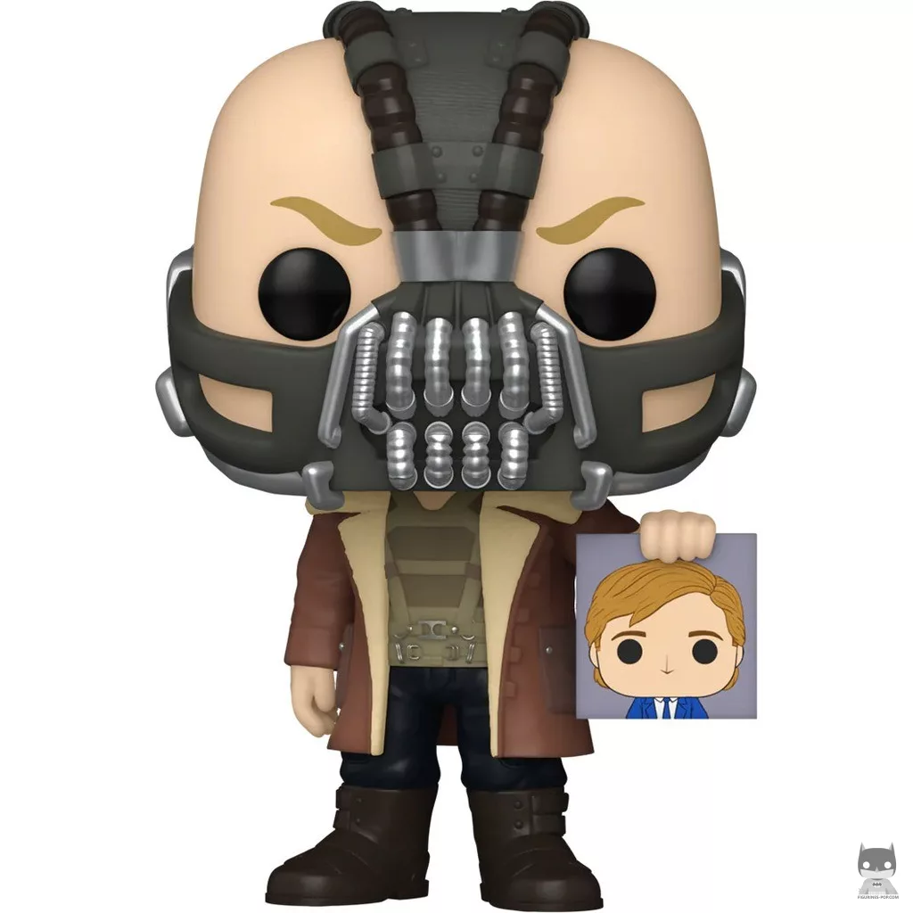 Figura Funko Pop! Bane con la foto de Harvey Dent (Trilogía de El caballero oscuro)
