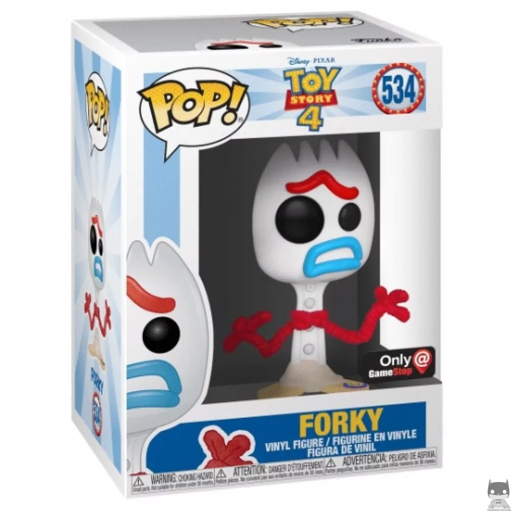 Figura Funko Pop! Forky triste en su caja