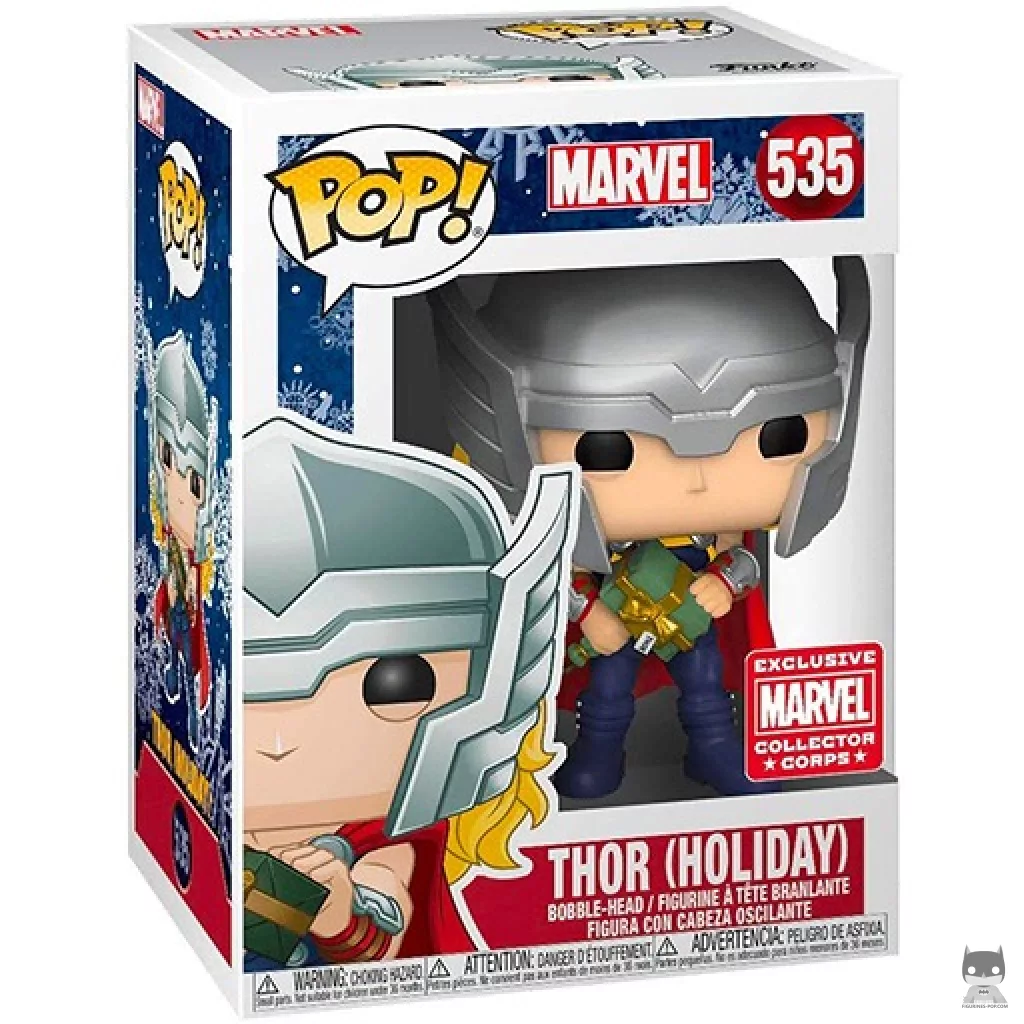 Figura Funko Pop! Thor (Navidad) en su caja