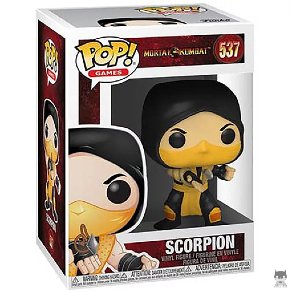 Figura Funko Pop! Scorpion en su caja