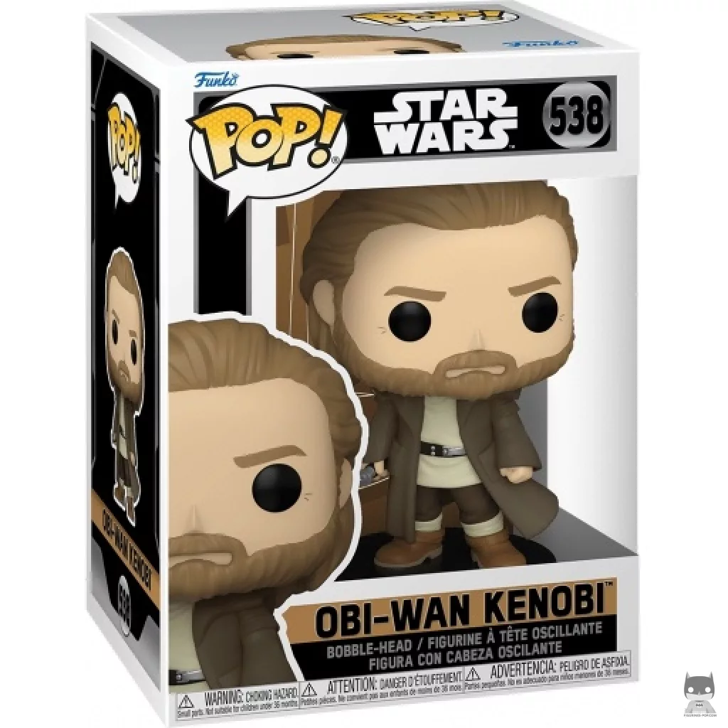Figura Funko Pop! Obi-Wan Kenobi en su caja