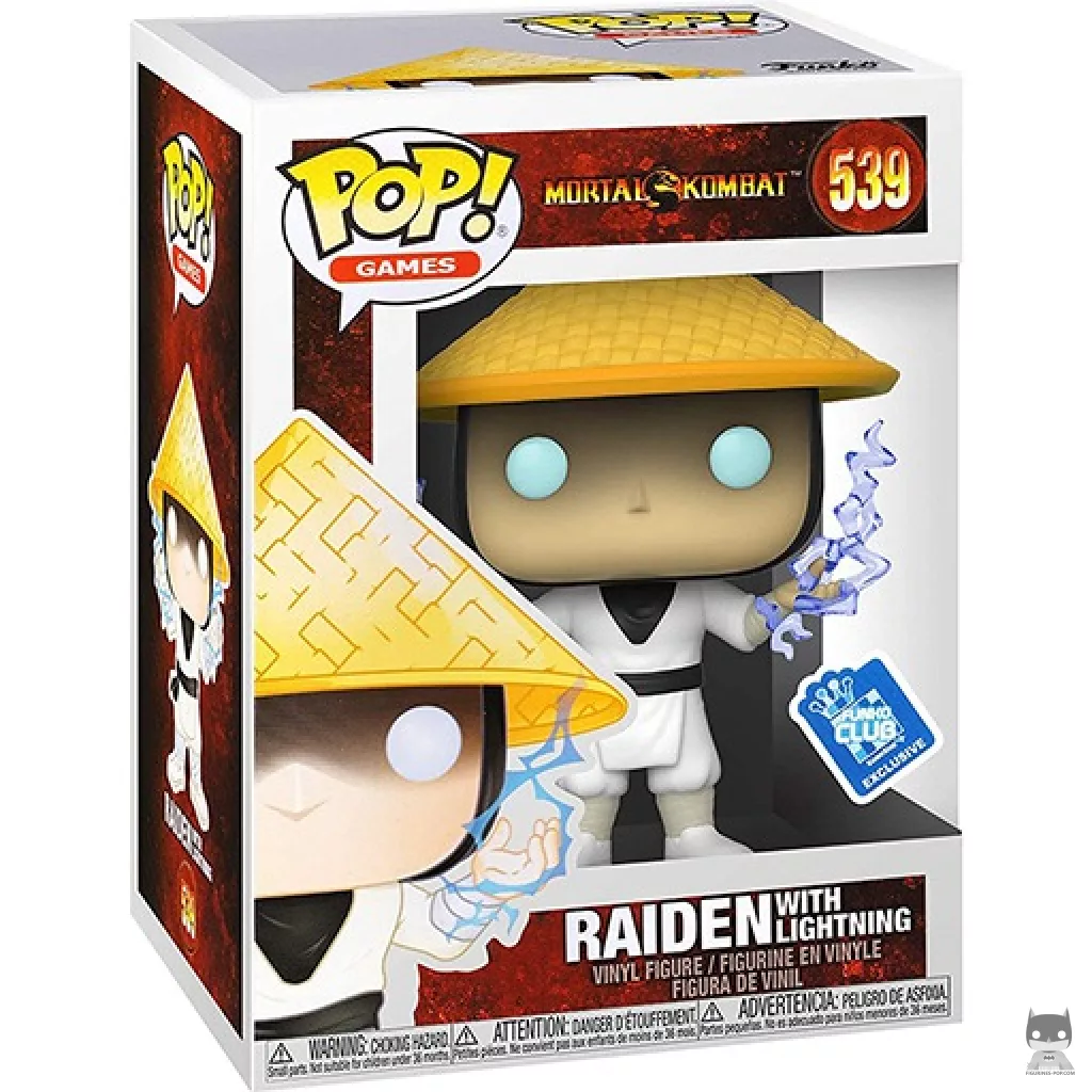 Figura Funko Pop! Raiden en su caja